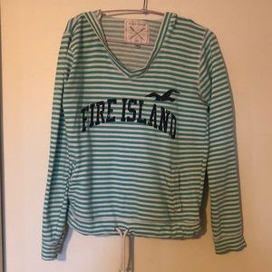 Lightweight fire island hoodie